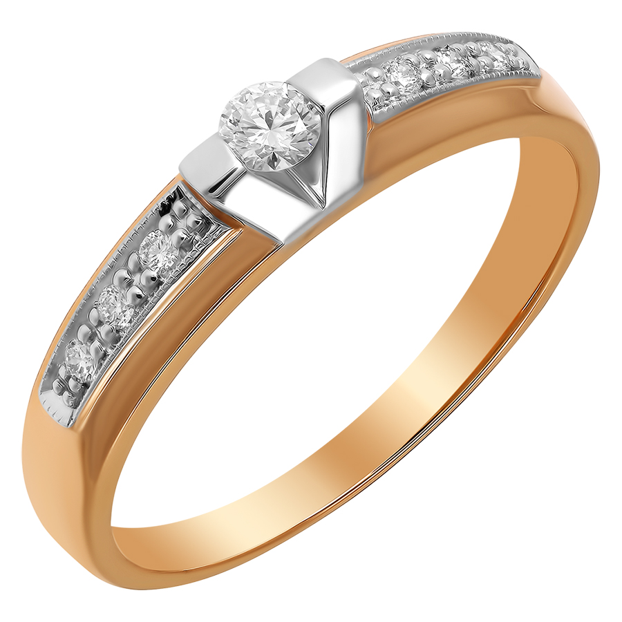 Кольцо, золото, бриллиант, 1669116М